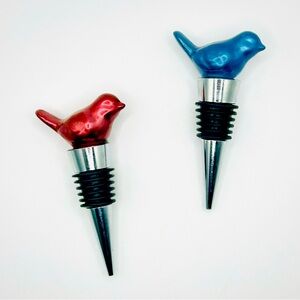 2 Handmade Wine Stoppers Birds